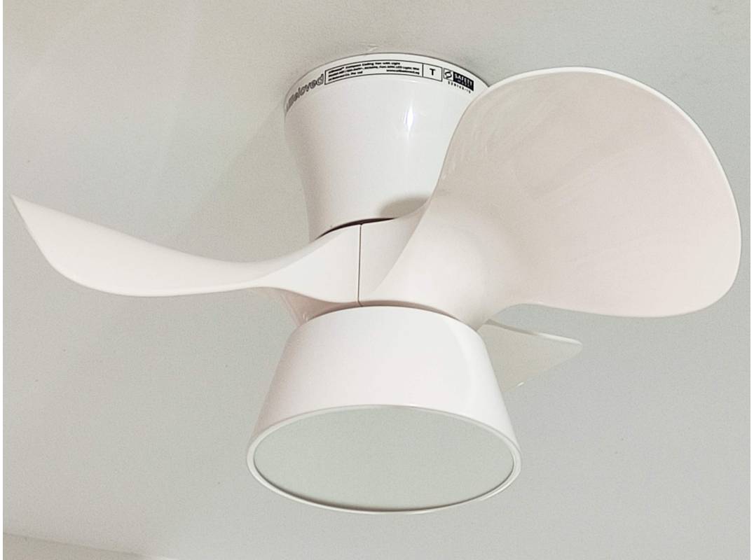CEILING FAN LIGHT Fresa 本体　ホワイト Compact Ceiling Fan with Light 22